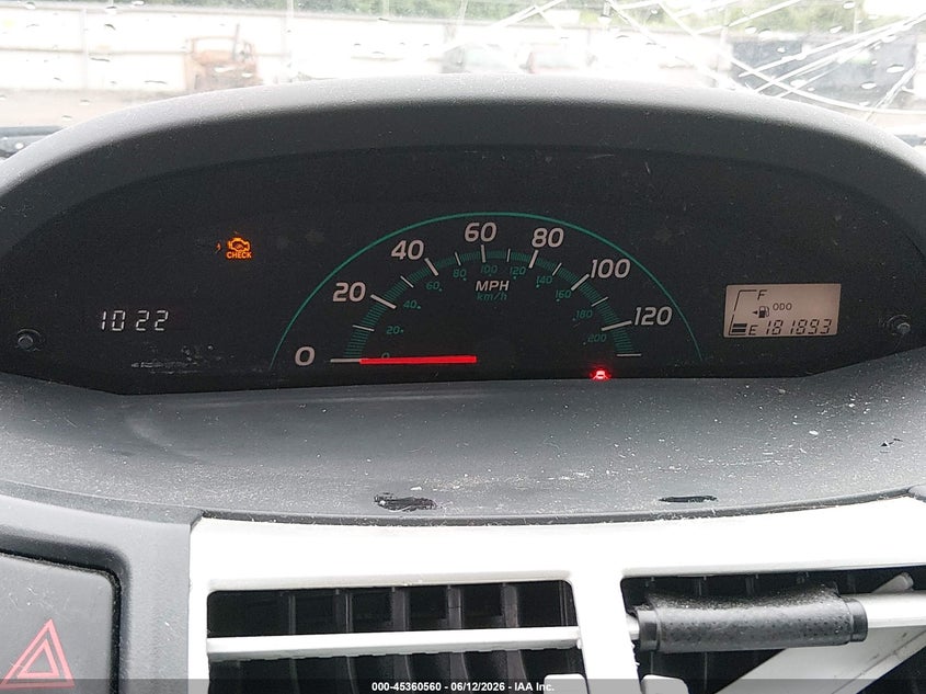 2007 Toyota Yaris VIN JTDJT923175056324 IAAI salvage auction — FRONT & REAR, Salvage (Ohio), sold $100 on 2026-07-23 (photo 7)