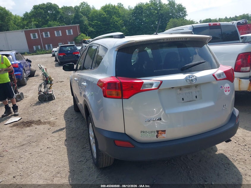 2015 Toyota Rav 4 VIN JTMBFREV5FJ030145 IAAI salvage auction — RIGHT FRONT, Salvage (Massachusetts), sold $4,450 on 2026-07-21 (photo 3)