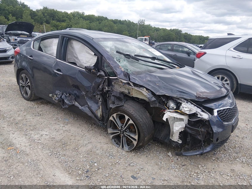 2016 Kia Forte VIN KNAFX4A83G5490624 IAAI salvage auction — FRONT END, Salvage (Ohio), sold $325 on 2026-07-08 (photo 1)