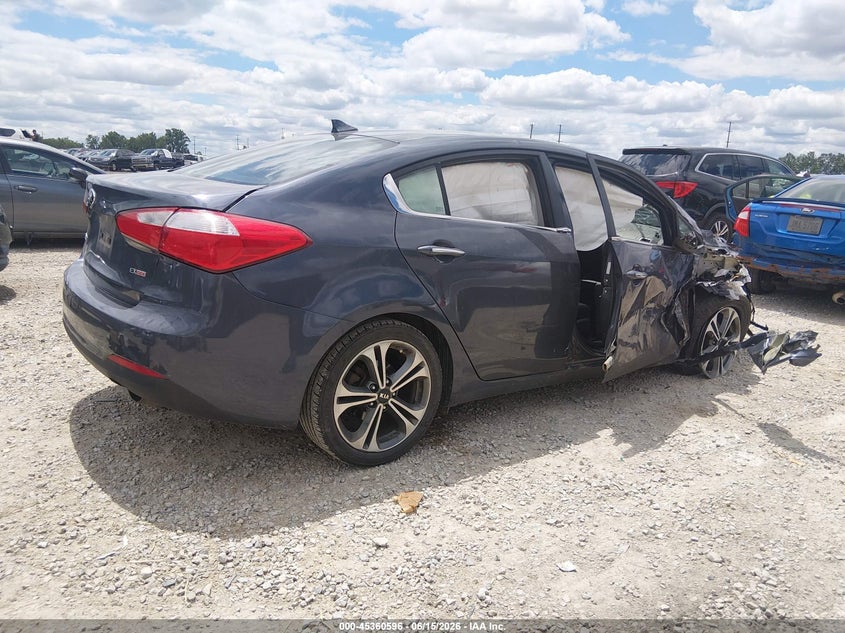2016 Kia Forte VIN KNAFX4A83G5490624 IAAI salvage auction — FRONT END, Salvage (Ohio), sold $325 on 2026-07-08 (photo 4)