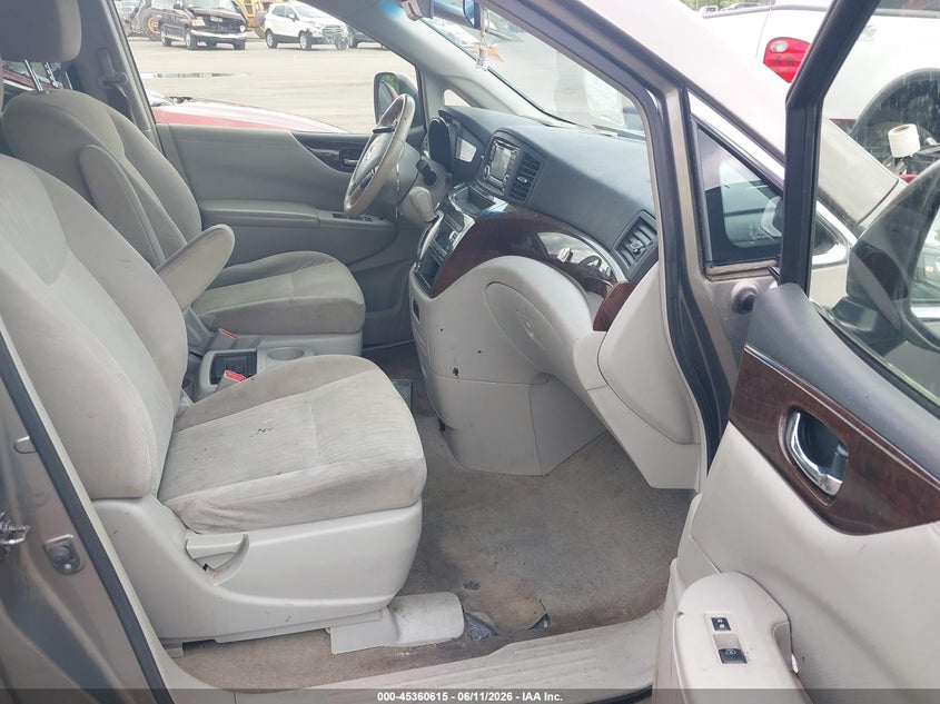 2016 Nissan Quest VIN JN8AE2KP7G9153805 IAAI salvage auction — LEFT FRONT, Salvage (Ohio), sold $300 on 2026-07-28 (photo 5)