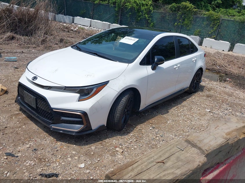 2022 Toyota Corolla VIN 5YFS4MCE4NP138018 IAAI salvage auction — RIGHT FRONT, Salvage Title, sold $5,900 on 2026-08-01 (photo 2)