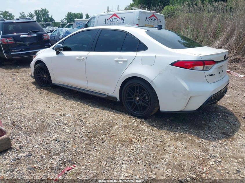 2022 Toyota Corolla VIN 5YFS4MCE4NP138018 IAAI salvage auction — RIGHT FRONT, Salvage Title, sold $5,900 on 2026-08-01 (photo 3)
