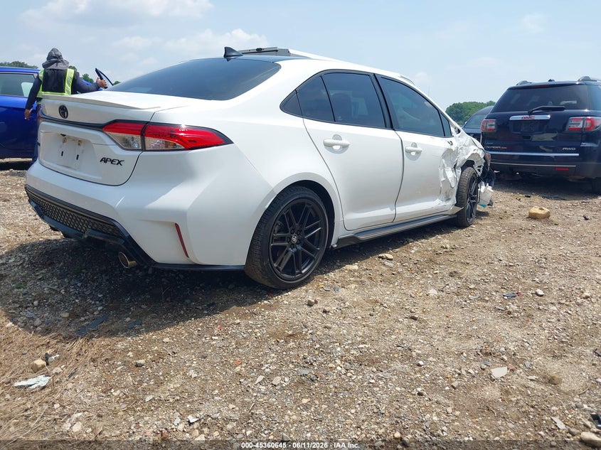 2022 Toyota Corolla VIN 5YFS4MCE4NP138018 IAAI salvage auction — RIGHT FRONT, Salvage Title, sold $5,900 on 2026-08-01 (photo 4)
