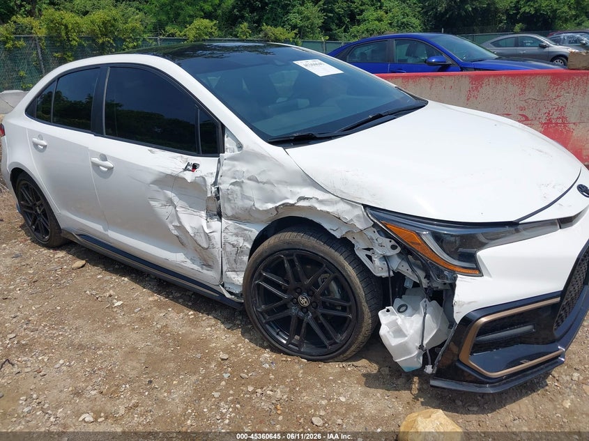 2022 Toyota Corolla VIN 5YFS4MCE4NP138018 IAAI salvage auction — RIGHT FRONT, Salvage Title, sold $5,900 on 2026-08-01 (photo 6)
