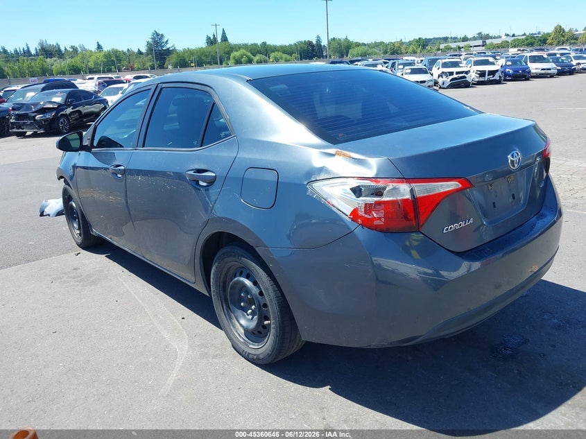 2014 Toyota Corolla VIN 5YFBURHEXEP168324 IAAI salvage auction — FRONT END, Salvage (Oregon), sold $1,250 on 2026-07-30 (photo 3)