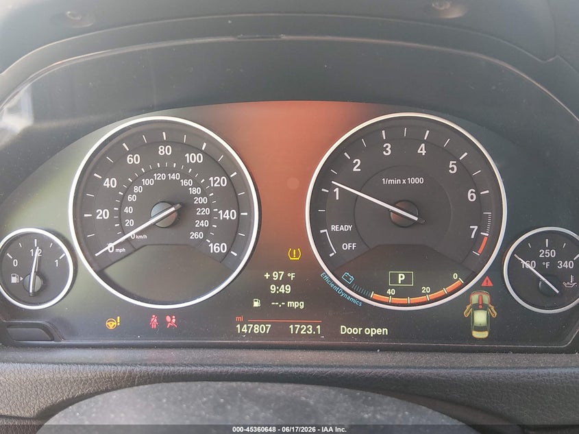 2014 BMW 3er VIN WBA3A5G58ENP29380 IAAI salvage auction — ALL OVER, Salvage (Kentucky), sold $325 on 2026-08-19 (photo 7)