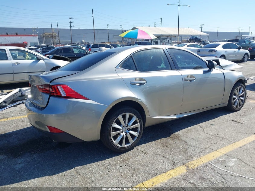 2014 Lexus Is VIN JTHBF1D27E5008632 IAAI salvage auction — FRONT END, Salvage (California), sold $325 on 2026-07-14 (photo 4)