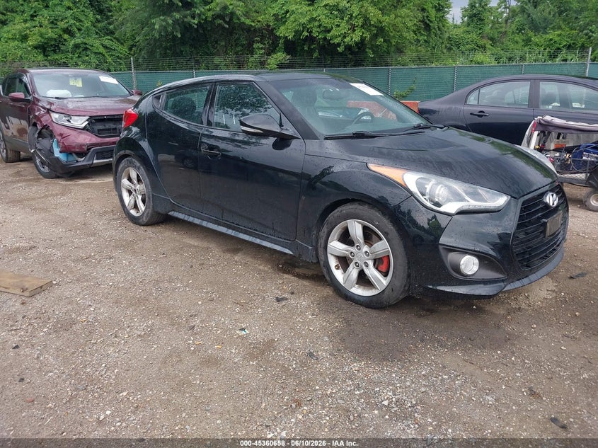 2015 Hyundai Veloster VIN KMHTC6AEXFU228831 IAAI salvage auction — NORMAL WEAR, Clear-Dealer Only (Maryland), sold $875 on 2026-07-09 (photo 1)