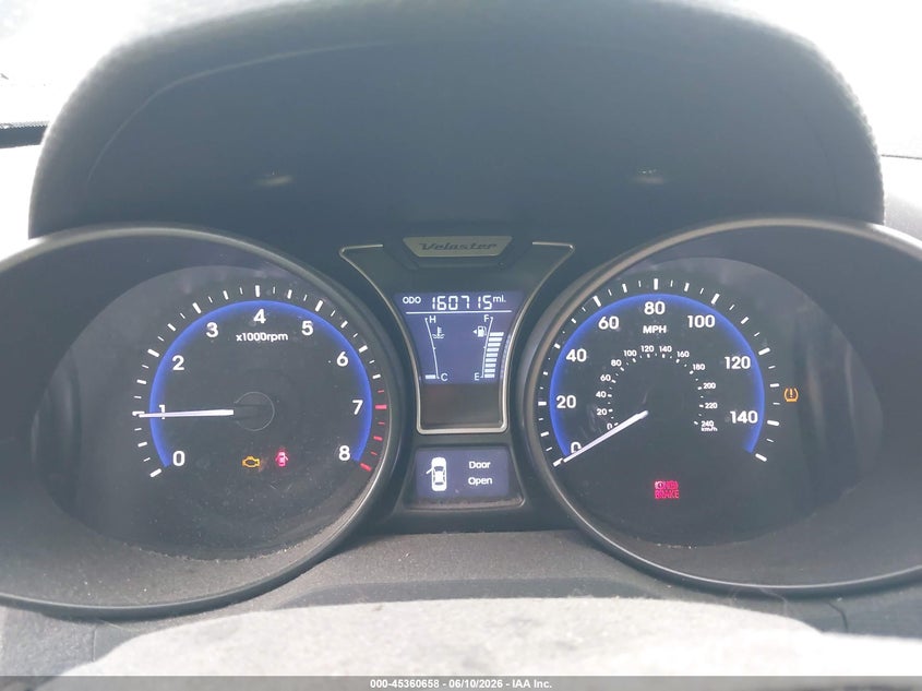 2015 Hyundai Veloster VIN KMHTC6AEXFU228831 IAAI salvage auction — NORMAL WEAR, Clear-Dealer Only (Maryland), sold $875 on 2026-07-09 (photo 7)