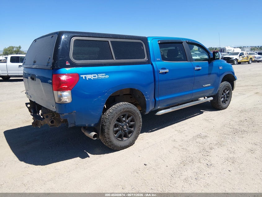 2007 Toyota Tundra VIN 5TBDV54137S473863 IAAI salvage auction — REAR END, Salvage (Colorado), sold $25 on 2026-07-29 (photo 4)