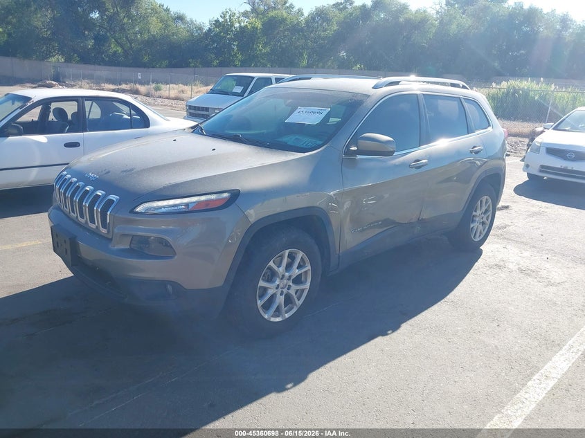 2017 Jeep Cherokee VIN 1C4PJMCS0HW616273 IAAI salvage auction — FRONT & REAR, Salvage (Utah), sold $3,550 on 2026-07-09 (photo 2)
