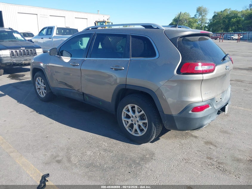 2017 Jeep Cherokee VIN 1C4PJMCS0HW616273 IAAI salvage auction — FRONT & REAR, Salvage (Utah), sold $3,550 on 2026-07-09 (photo 3)