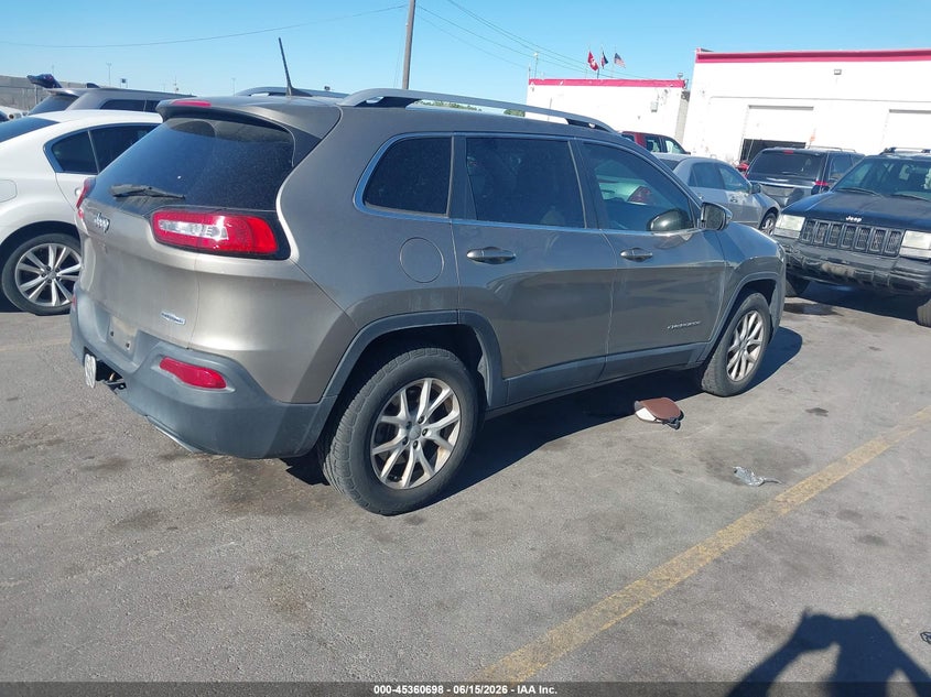 2017 Jeep Cherokee VIN 1C4PJMCS0HW616273 IAAI salvage auction — FRONT & REAR, Salvage (Utah), sold $3,550 on 2026-07-09 (photo 4)