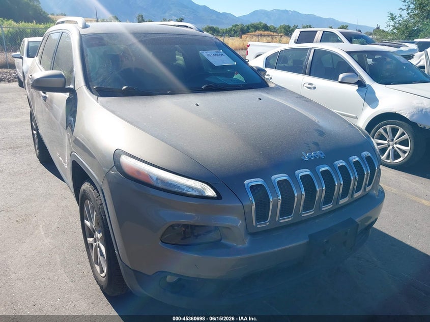 2017 Jeep Cherokee VIN 1C4PJMCS0HW616273 IAAI salvage auction — FRONT & REAR, Salvage (Utah), sold $3,550 on 2026-07-09 (photo 6)