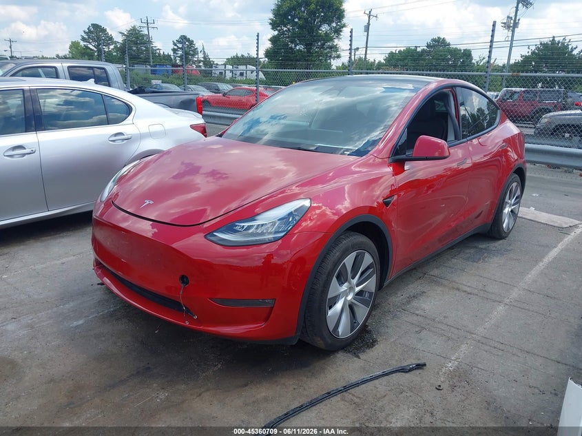 2023 Tesla Model y VIN 7SAYGDEE1PA124008 IAAI salvage auction — FRONT END, Salvage (Idaho), sold $16,000 on 2026-07-30 (photo 2)