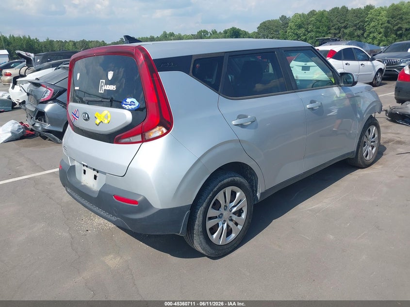 2020 Kia Soul VIN KNDJ23AU2L7103420 IAAI salvage auction — FRONT END, Salvage (North Carolina), sold $2,825 on 2026-07-08 (photo 4)
