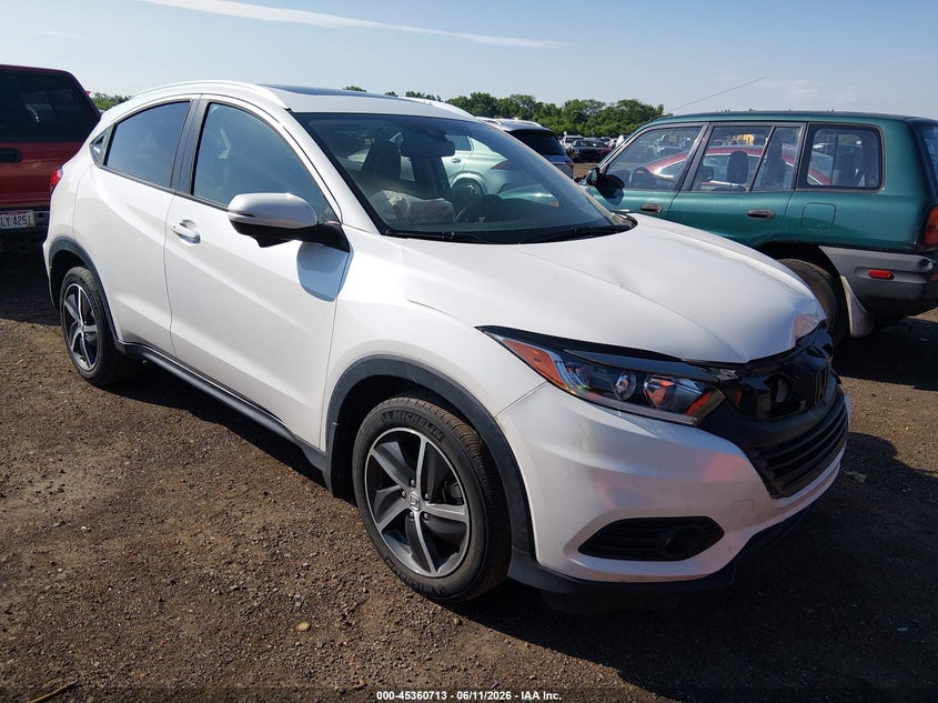 2021 Honda Hr-v VIN 3CZRU6H72MM718419 IAAI salvage auction — LEFT FRONT, Salvage (Ohio), sold $5,100 on 2026-07-18 (photo 1)