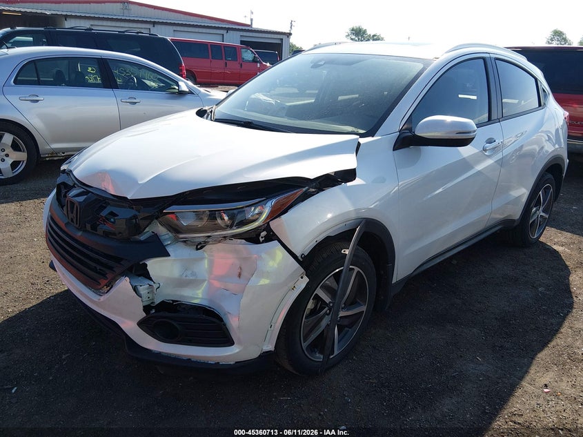 2021 Honda Hr-v VIN 3CZRU6H72MM718419 IAAI salvage auction — LEFT FRONT, Salvage (Ohio), sold $5,100 on 2026-07-18 (photo 2)