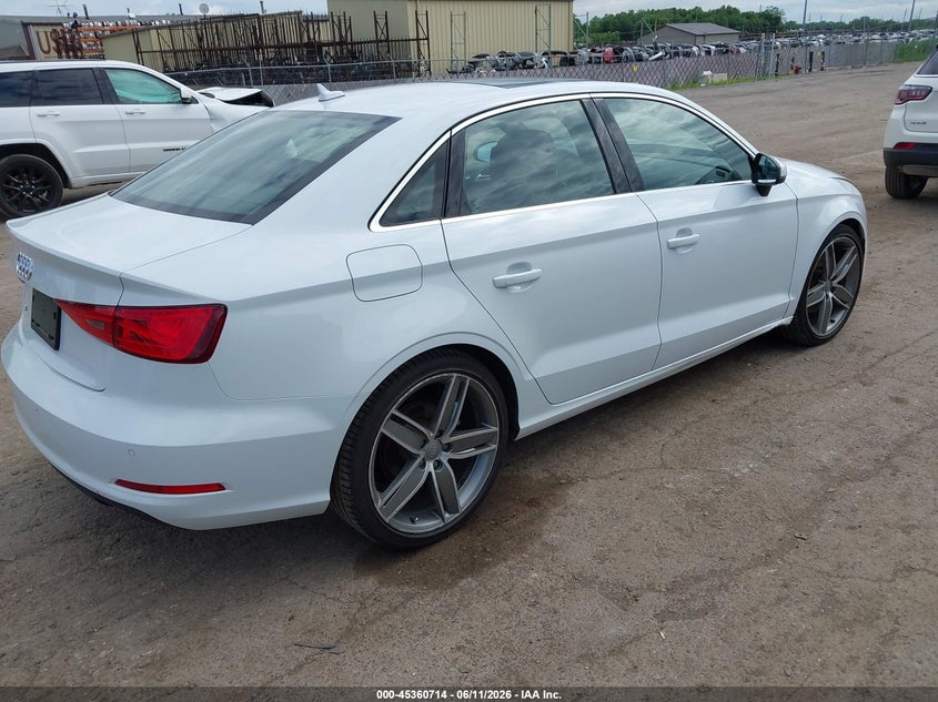 2016 Audi A3 VIN WAUC7GFF0G1020733 IAAI salvage auction — FRONT END, Clear (Michigan), sold $2,100 on 2026-07-30 (photo 4)