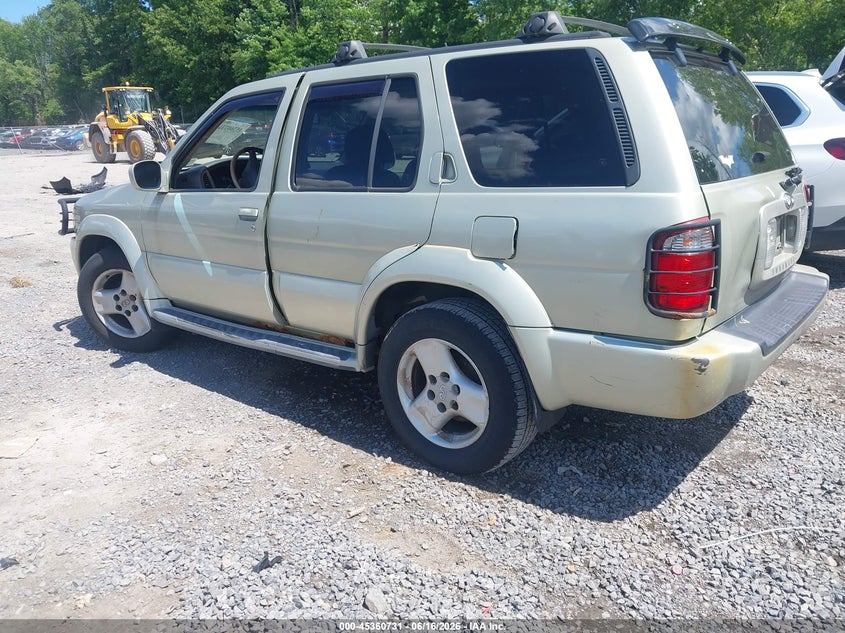 2001 Infiniti Qx4 VIN JNRDR09Y41W214956 IAAI salvage auction — NORMAL WEAR, Clear (New York), sold $325 on 2026-07-28 (photo 3)