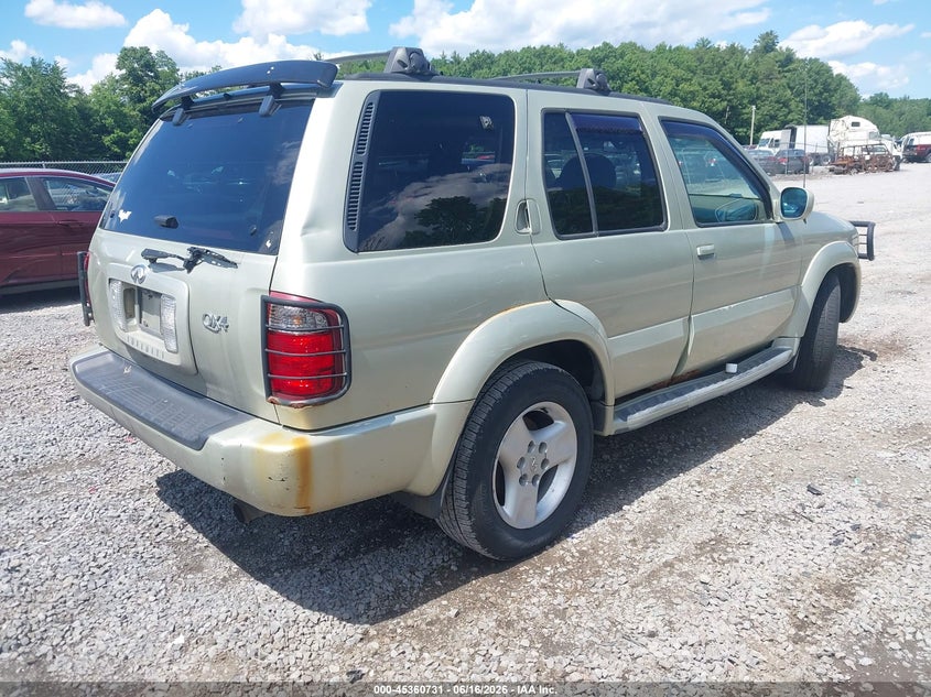 2001 Infiniti Qx4 VIN JNRDR09Y41W214956 IAAI salvage auction — NORMAL WEAR, Clear (New York), sold $325 on 2026-07-28 (photo 4)