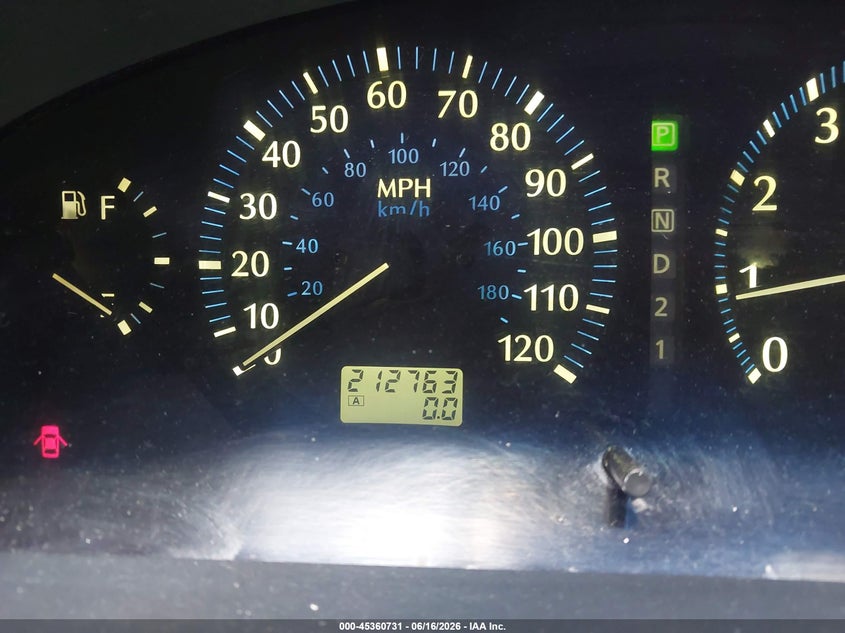 2001 Infiniti Qx4 VIN JNRDR09Y41W214956 IAAI salvage auction — NORMAL WEAR, Clear (New York), sold $325 on 2026-07-28 (photo 7)