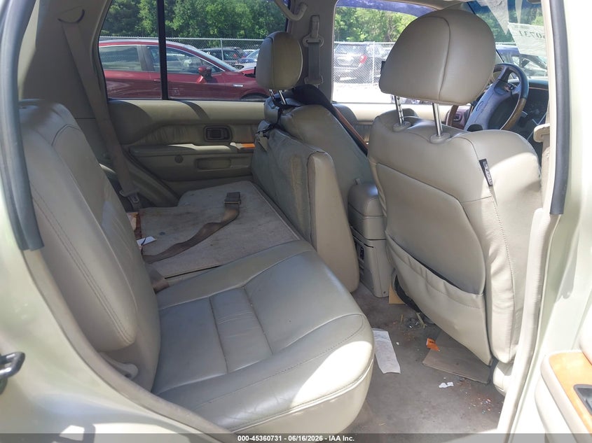 2001 Infiniti Qx4 VIN JNRDR09Y41W214956 IAAI salvage auction — NORMAL WEAR, Clear (New York), sold $325 on 2026-07-28 (photo 8)