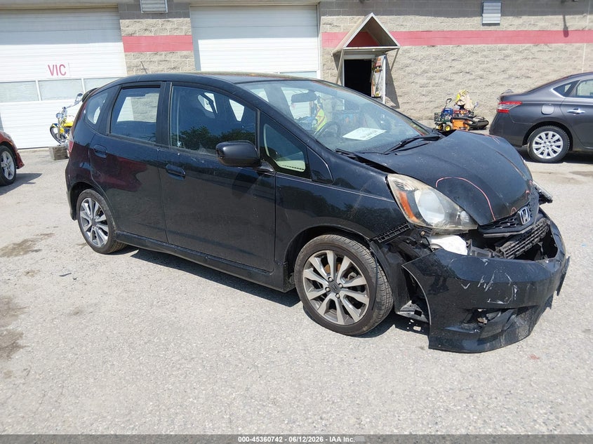2012 Honda Fit VIN JHMGE8H57CC018575 IAAI salvage auction — FRONT END, Salvage (Maine), sold $25 on 2026-07-27 (photo 1)