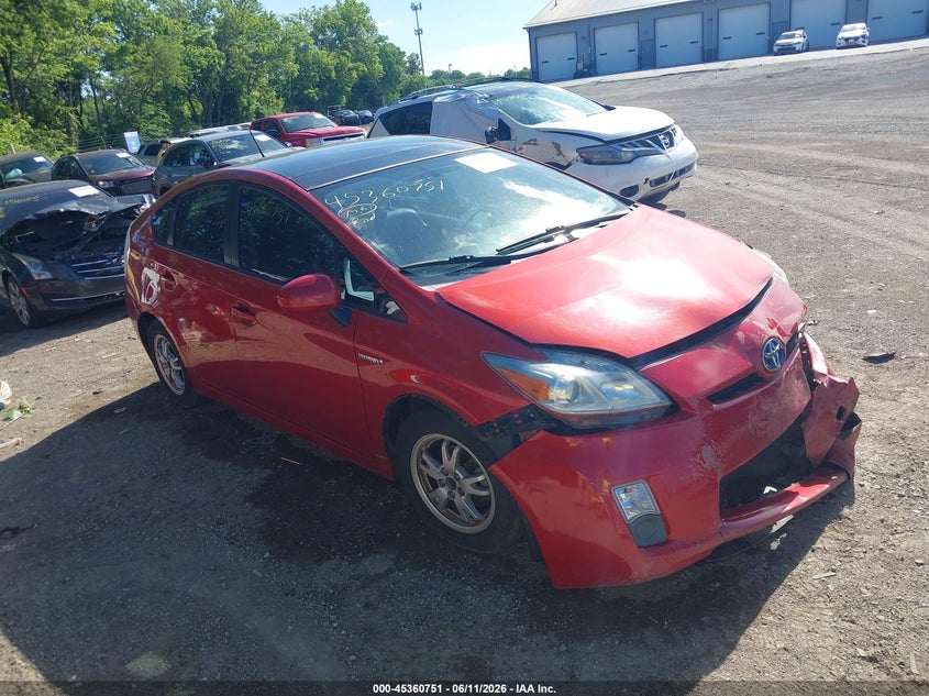 2010 Toyota Prius VIN JTDKN3DU3A5120789 IAAI salvage auction — FRONT END, Clear (Indiana), sold $1,825 on 2026-07-08 (photo 1)