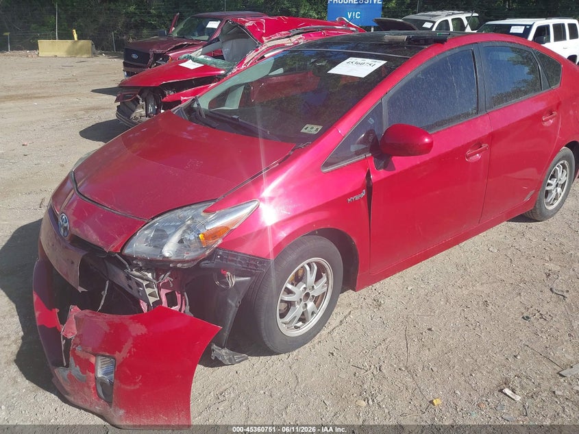 2010 Toyota Prius VIN JTDKN3DU3A5120789 IAAI salvage auction — FRONT END, Clear (Indiana), sold $1,825 on 2026-07-08 (photo 2)