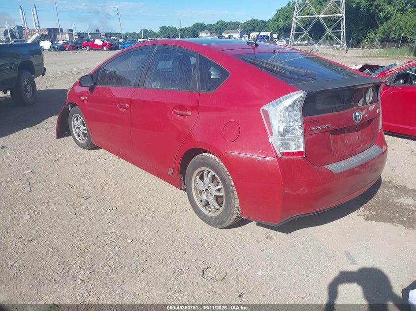 2010 Toyota Prius VIN JTDKN3DU3A5120789 IAAI salvage auction — FRONT END, Clear (Indiana), sold $1,825 on 2026-07-08 (photo 3)