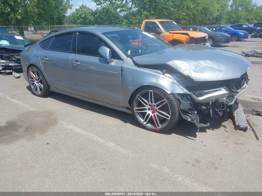 2014 Audi S7 VIN WAUW2AFC7EN085826 IAAI salvage auction — FRONT END, Salvage Title, sold $2,350 on 2026-07-27 (photo 1)