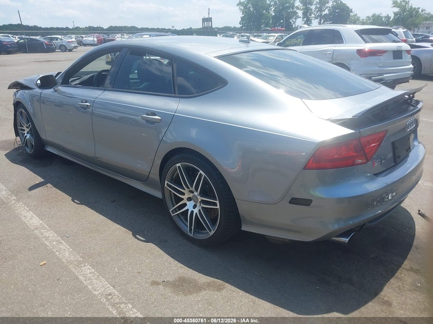 2014 Audi S7 VIN WAUW2AFC7EN085826 IAAI salvage auction — FRONT END, Salvage Title, sold $2,350 on 2026-07-27 (photo 3)