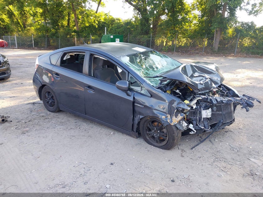2013 Toyota Prius VIN JTDKN3DU2D5621404 IAAI salvage auction — FRONT END, Salvage (Georgia), sold $250 on 2026-07-17 (photo 1)