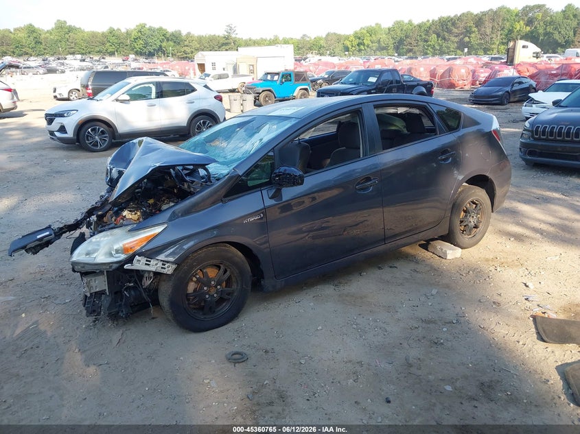2013 Toyota Prius VIN JTDKN3DU2D5621404 IAAI salvage auction — FRONT END, Salvage (Georgia), sold $250 on 2026-07-17 (photo 2)