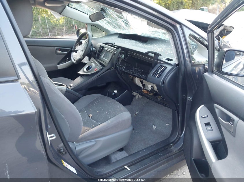 2013 Toyota Prius VIN JTDKN3DU2D5621404 IAAI salvage auction — FRONT END, Salvage (Georgia), sold $250 on 2026-07-17 (photo 5)