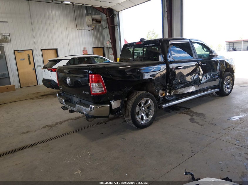 2019 Ram 1500 VIN 1C6SRFFT1KN783572 IAAI salvage auction — RIGHT SIDE, Salvage (North Dakota), sold $7,900 on 2026-08-01 (photo 4)