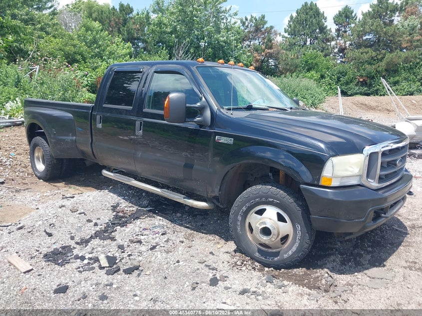 2004 Ford F350 VIN 1FTWW33P64EA19292 IAAI salvage auction — NORMAL WEAR, Clear (Indiana), sold $725 on 2026-07-08 (photo 1)