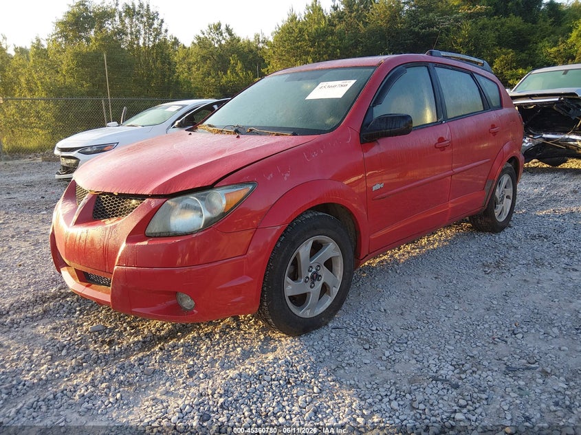 2003 Pontiac Vibe VIN 5Y2SL62833Z457049 IAAI salvage auction — NORMAL WEAR, Clear (Tennessee), sold $300 on 2026-07-13 (photo 2)