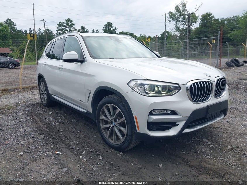 2018 BMW X3 VIN 5UXTR9C59JLC76743 IAAI salvage auction — FRESH WATER, Salvage Title, sold $8,200 on 2026-07-28 (photo 1)
