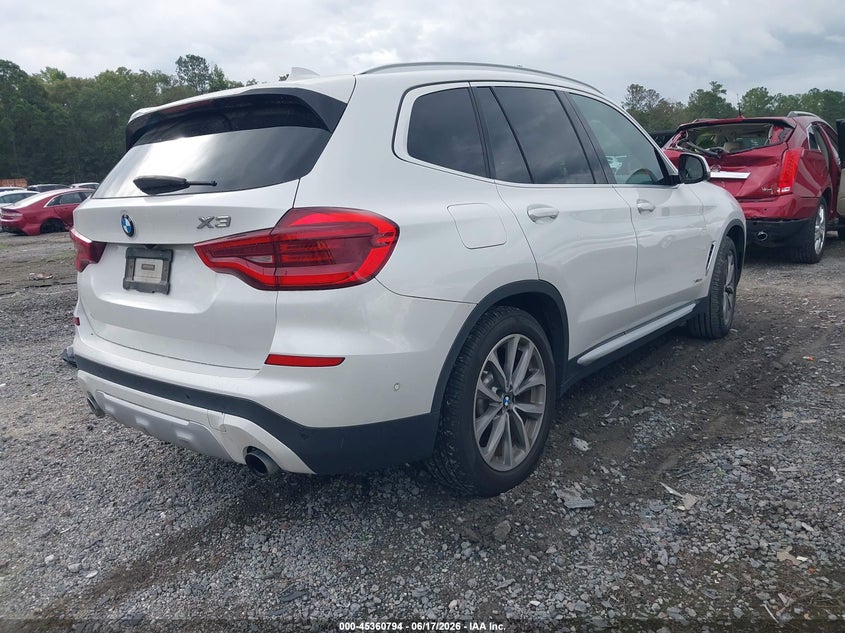 2018 BMW X3 VIN 5UXTR9C59JLC76743 IAAI salvage auction — FRESH WATER, Salvage Title, sold $8,200 on 2026-07-28 (photo 4)