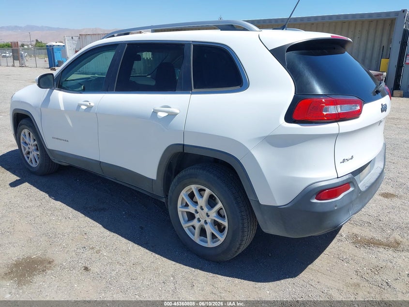 2018 Jeep Cherokee VIN 1C4PJMCB1JD528639 IAAI salvage auction — NORMAL WEAR, Sf97 (California), sold $7,800 on 2026-07-28 (photo 3)