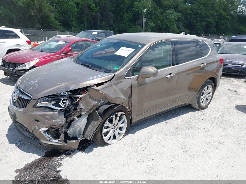 2019 Buick Envision VIN LRBFX1SA4KD088174 IAAI salvage auction — FRONT END, Salvage (Virginia), sold $1,825 on 2026-07-20 (photo 2)