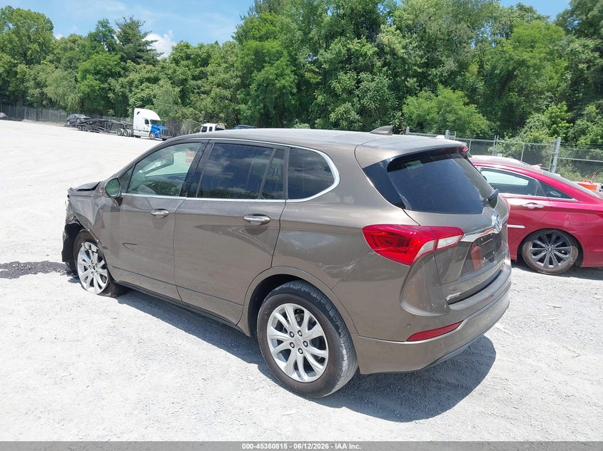 2019 Buick Envision VIN LRBFX1SA4KD088174 IAAI salvage auction — FRONT END, Salvage (Virginia), sold $1,825 on 2026-07-20 (photo 3)