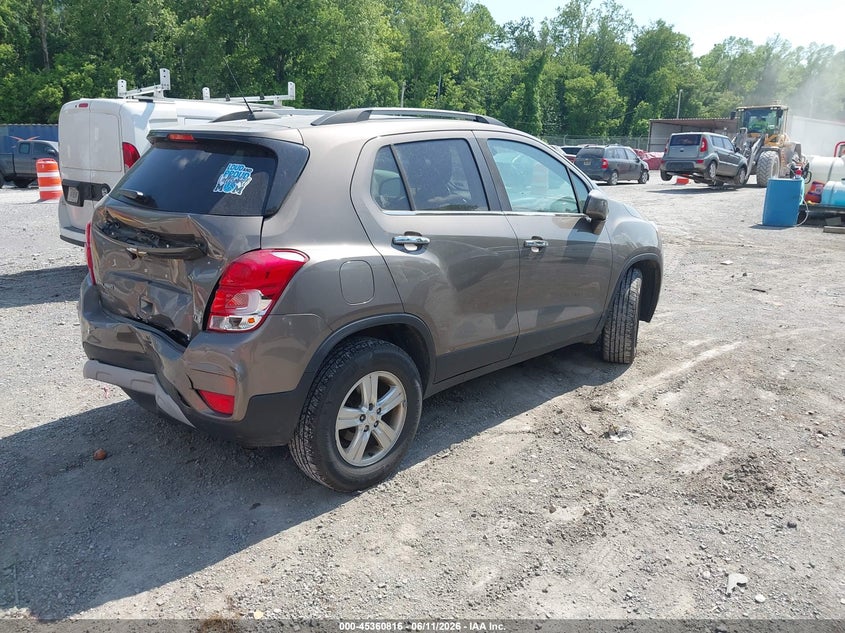 2020 Chevrolet Trax VIN KL7CJPSB3LB351346 IAAI salvage auction — REAR END, Clear (Virginia), sold $1,050 on 2026-07-28 (photo 4)