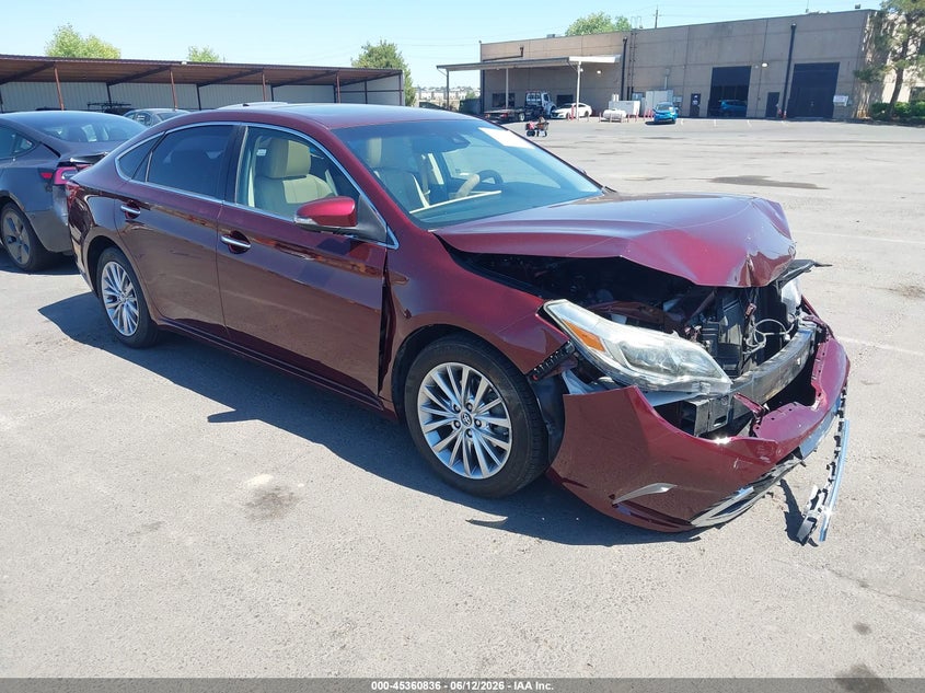 2017 Toyota Avalon VIN 4T1BK1EB2HU252657 IAAI salvage auction — FRONT END, Salvage Title, sold $4,000 on 2026-07-17 (photo 1)