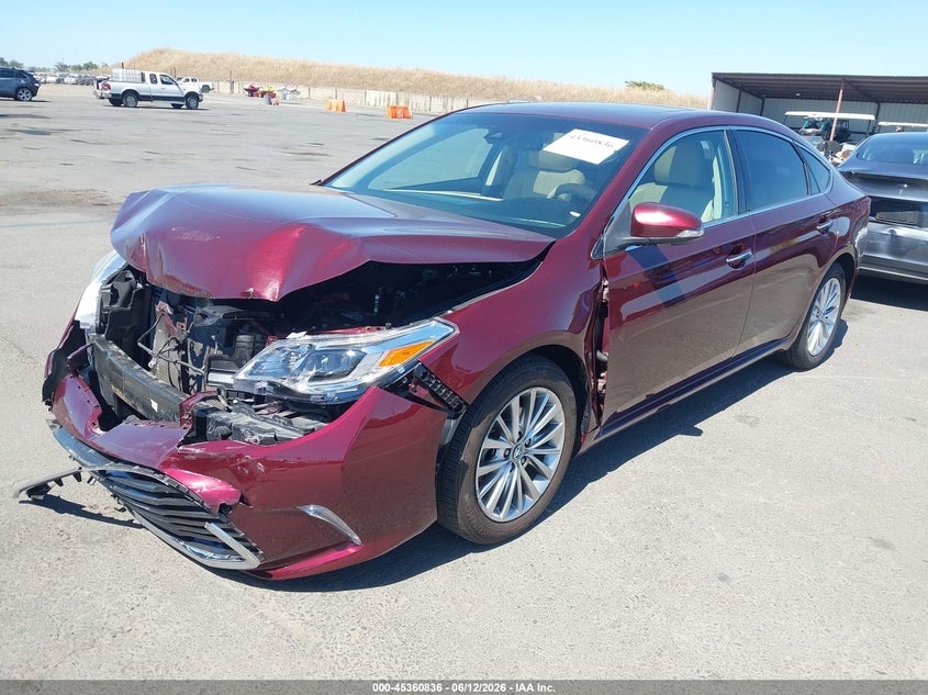 2017 Toyota Avalon VIN 4T1BK1EB2HU252657 IAAI salvage auction — FRONT END, Salvage Title, sold $4,000 on 2026-07-17 (photo 2)