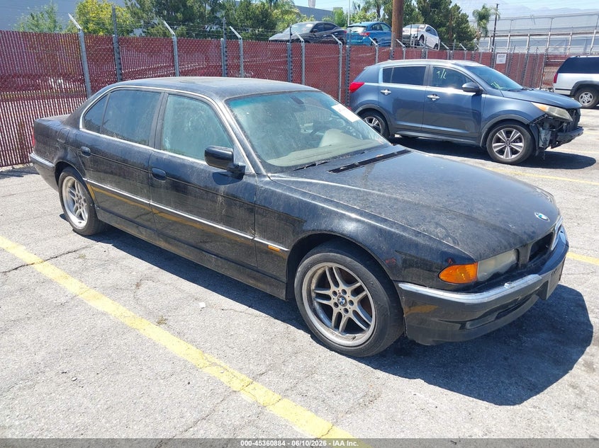 2000 BMW 7 series VIN WBAGH8340YDP14197 IAAI salvage auction — NORMAL WEAR, Clear - Dealer Only (California), sold $500 on 2026-07-28 (photo 1)