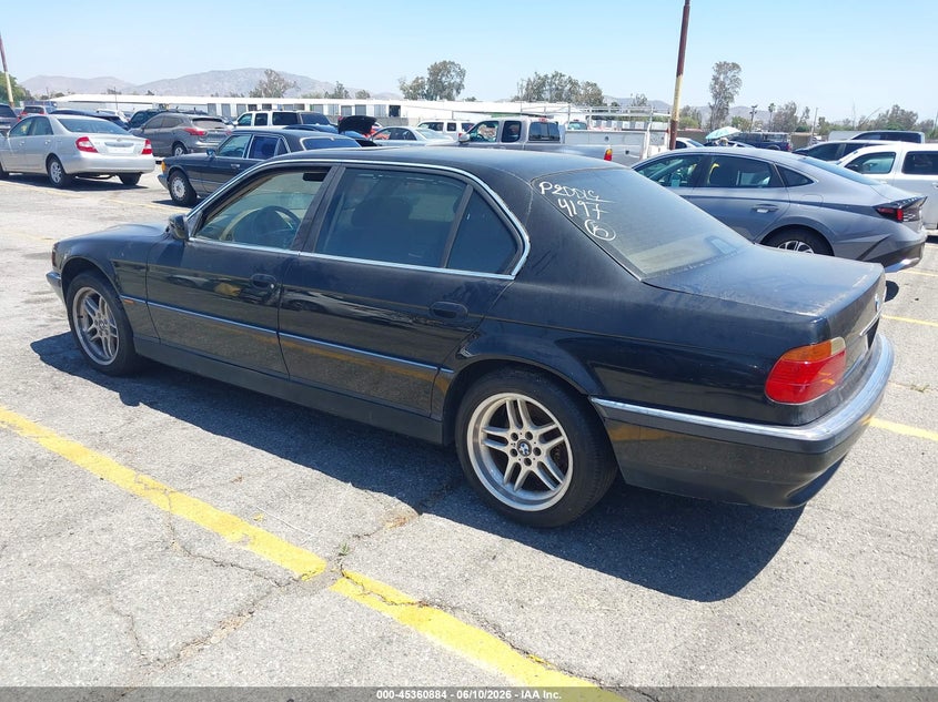 2000 BMW 7 series VIN WBAGH8340YDP14197 IAAI salvage auction — NORMAL WEAR, Clear - Dealer Only (California), sold $500 on 2026-07-28 (photo 3)